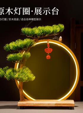 灯圈大号摆件中式禅意创意客厅玄关办公开业送礼桌面家居装饰礼品