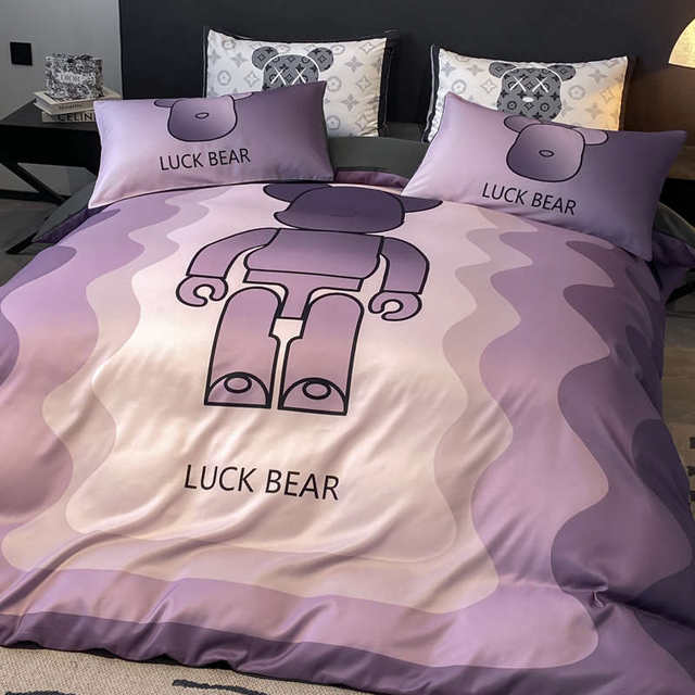 New student dormitory bed quilt cover high-end summer product light luxury four-bed bed single silk ice pack cartoon 2025