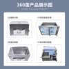Fully automatic ultrasonic cleaning machine large capacity canteen restaurant oil removal heavy oil dishwasher manufacturer ready stock