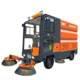 ຂັບລົດ sweeper ສີ່ລໍ້ bucket sweeper ຊັບສິນທາງນອກ sweeper ໄຟຟ້າ sweeper