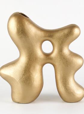 现代极简抽象异型艺术品摆件创意样板间客厅书柜家居博古架装饰品