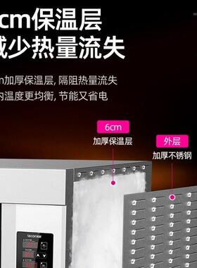 乐创烤箱烘焙房面包烤炉二层二盘大容量蛋糕饼干电烤箱电加热商用