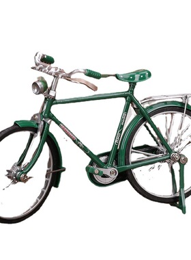 自行车脚踏车仿真铁艺装饰摆件