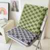 New anti-slip plush cushion beauty gingham Thai rabbit velvet cushion tatami bay window cushion chair cushion