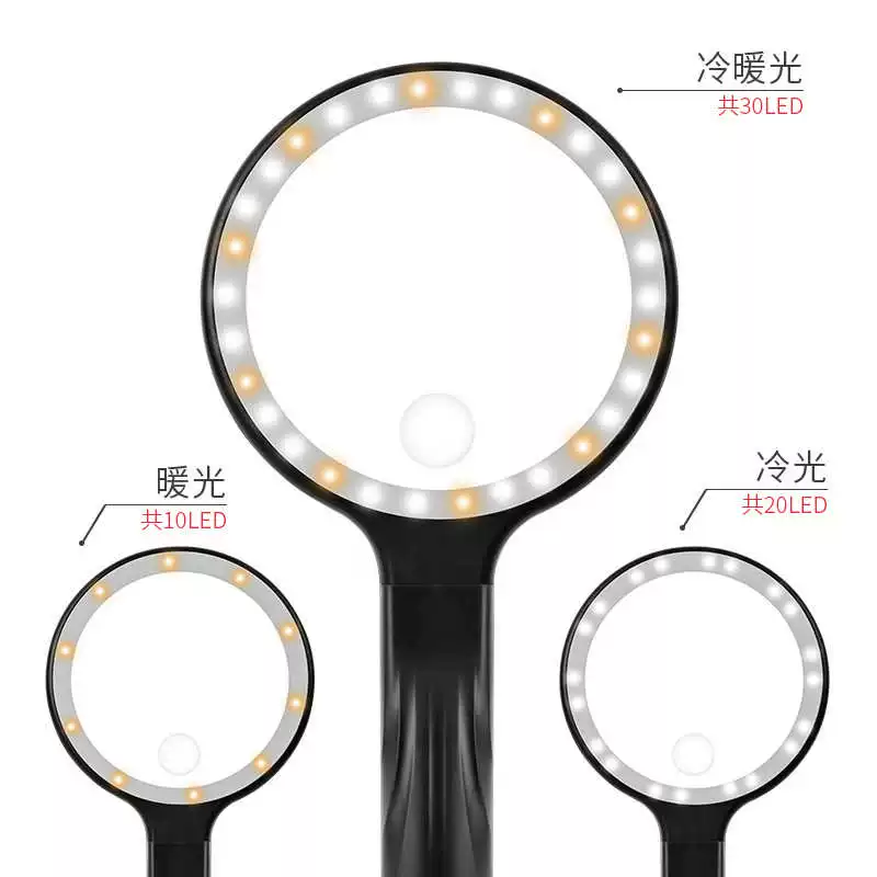 Новый продукт 5x 10x USB зарядка 30LED шейный держатель ручной головной монитор чтения и чтения обслуживание лупа