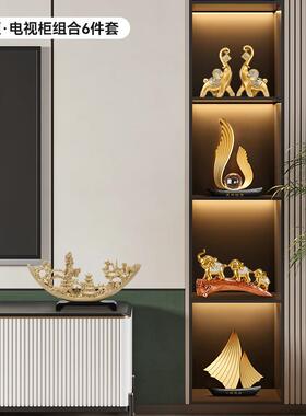 漂亮的摆件高级感小众轻奢家居酒柜装饰品客厅玄关办公室工艺品摆