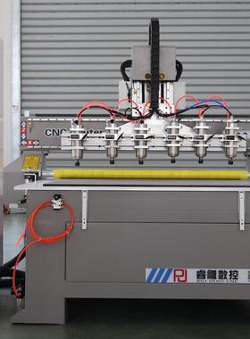 厂家直销1325多头多工序雕刻机双工序数控开料机雕花机木板雕刻机