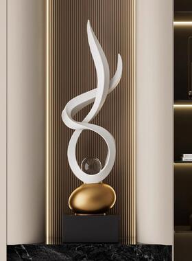 时厅来运转入户玄关装饰QSU摆件轻奢高档客竖电视柜旁落迁地乔高