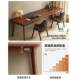 Jiayi wall long table workbench solid wood double narrow desk living room computer table home study desk