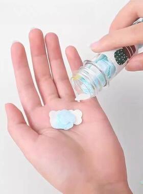 洗片花皂瓣纸手片洗手肥液随身儿童肥皂片学生盒装香片便携式皂纸