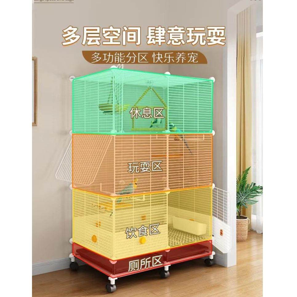 鸟笼防溅加粗加密家用鹦鹉虎皮玄凤专用横丝生态大号别墅珍珠,淘宝优惠券,粉丝福利购,淘宝优惠卷