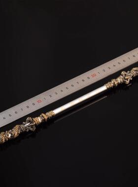 新款直销神话如意金箍棒30CM银色齐天大圣金箍棒模型工艺品摆件