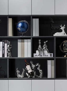 贝汉美现代轻奢人物摆件客厅办公室玄关电视柜酒柜装饰品