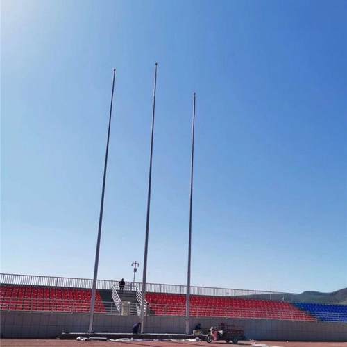 河南洛阳驻马店新乡山西晋城太原体育场单位企业工厂户外旗杆厂家 - 图2