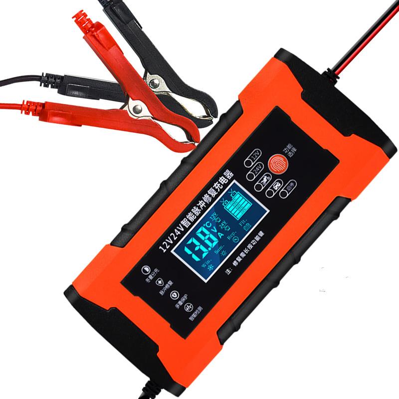汽车电瓶充电器12V24V伏60AH100A安铅酸蓄电池脉冲修复充电器通用 - 图3