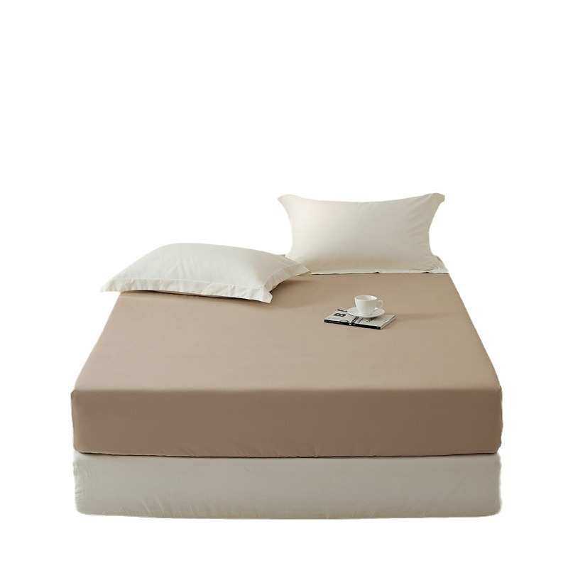 床垫床枕套日式保护套纯色席梦思秋冬笠简约床罩加厚单件磨毛新款,淘宝优惠券,粉丝福利购,淘宝优惠卷