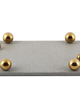 样板房桌面家饰软装搭配套装摆件茶几餐桌果盘花器收纳托盘装饰品