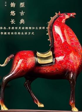 装饰品办公室财神黄铜装饰摆件