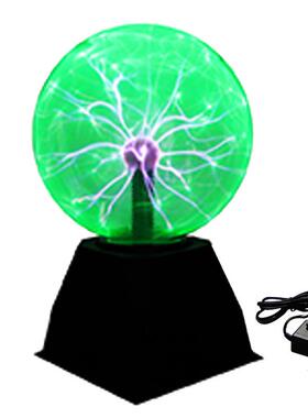 绿色6寸绿光静电球声控等离子球负离子灯8寸电光球闪电魔法球