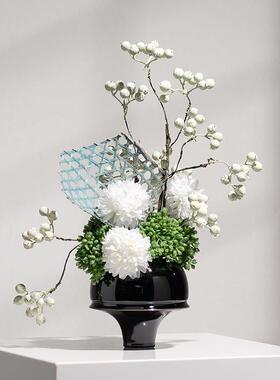 高端家居现代简约卧室床头柜花瓶花器插花摆件组合陈列搭
