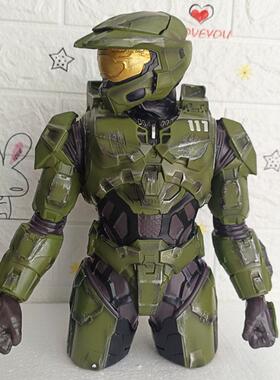 大号盔甲绿兵摆件个性装饰摆设