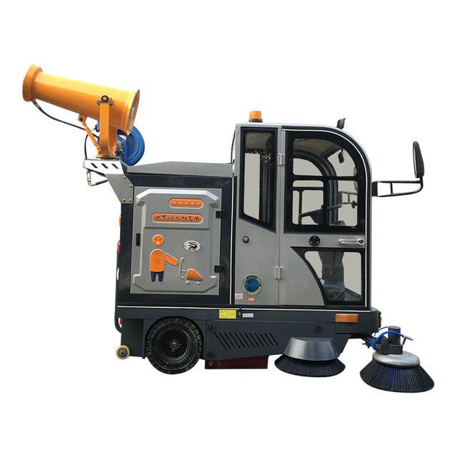 ຂັບລົດ sweeper ໂຮງງານຜະລິດໂຮງງານອຸດສາຫະ ກຳ ເຄື່ອງດູດໄຟຟ້າອຸດສາຫະ ກຳ ເຄື່ອງຂູດຂີ້ເຫຍື້ອຕາມຖະ ໜົນ ໃຫຍ່