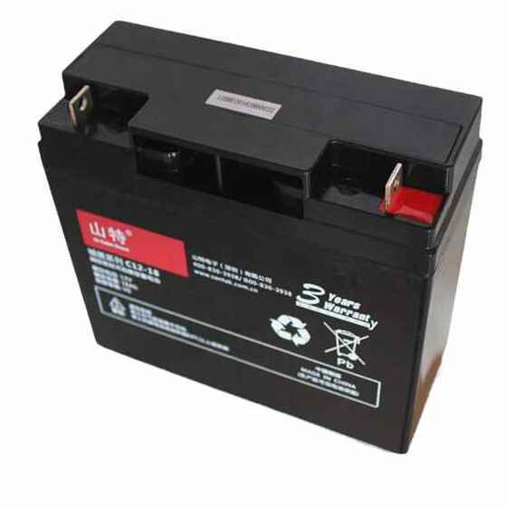 山特蓄电池12V17AH 免维护蓄电池UPS/EPS/直流屏应急电源