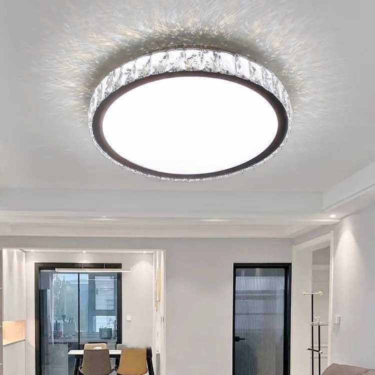 客厅水晶灯现代简约2024年新款圆形大气主卧室全屋套餐组合灯具,淘宝优惠券,粉丝福利购,淘宝优惠卷