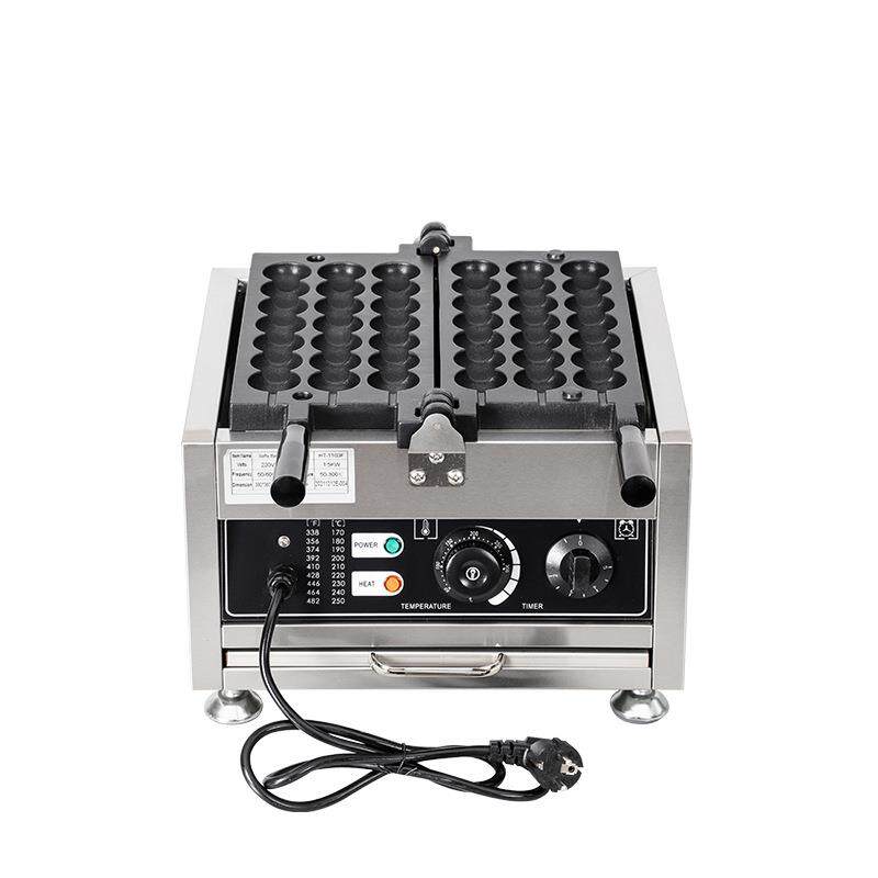 Hongtian commercial gourd skewers electric heating waffle machine cake egg waffle machine customized