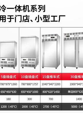 速冻柜商用急584冻包海零下4度低温冷冻冰5柜急冻冷柜鲜子水饺速