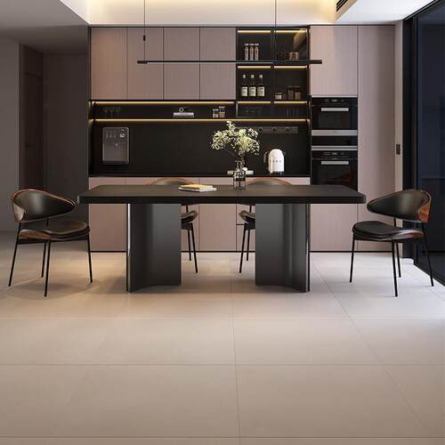 国补意式极简小户型长方形家用客厅现代简约岩板餐桌轻奢餐椅组合 - 图3