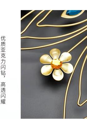 客厅轻奢钟表挂钟家用时尚简约装饰挂墙静音时钟餐厅玄关高级感