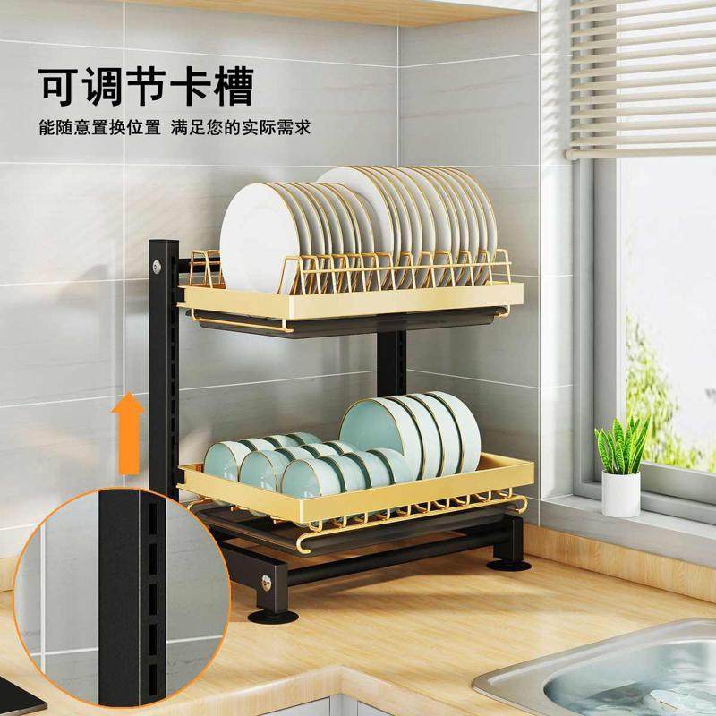 厨房置物架碗碟碗盘收纳架沥水架家用多功能放碗架碗筷收纳盒碗柜,淘宝优惠券,粉丝福利购,淘宝优惠卷