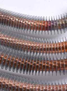 高压活塞机KB15散热器总成KA10循环散热铜管机头冷凝器中冷器