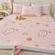 Ice Doudou Ice Silk Cool Mat Three-piece Set of Bedding Sheet Mat Student Dormitory Single and Double Washable Summer Air Conditioning Soft Mat