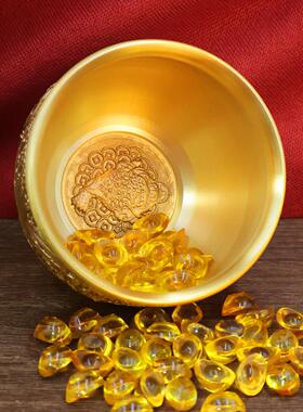 黄见描述铜九紫火玄缸四大神兽朱雀聚缸宝招财纳福客厅关桌离面摆