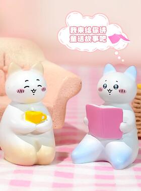 新款卡哇伊小喵迷你摆件日系治愈工艺品可爱创意桌面家居女生礼物