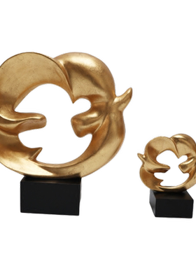 极简高端桌面树脂动物和平鸽雕塑现代工艺品领导创意艺术装饰摆件