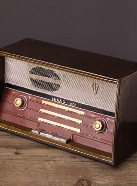 复古老式70年代收音机录音机模型拍照摄影道具怀旧物件装饰品摆件