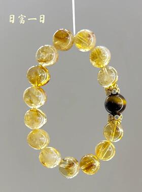 寓意水晶手串小众设计虎眼手链