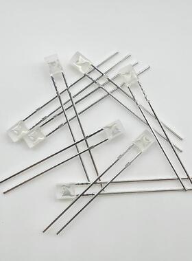 234方形雾状蓝灯指示灯led灯珠2*3*4兰光直插LED234蓝光
