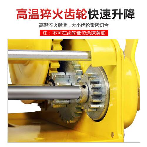 手摇绞盘双向手动钢丝绳牵引卷扬机小型家用绞车升降吊机手动绞盘 - 图2