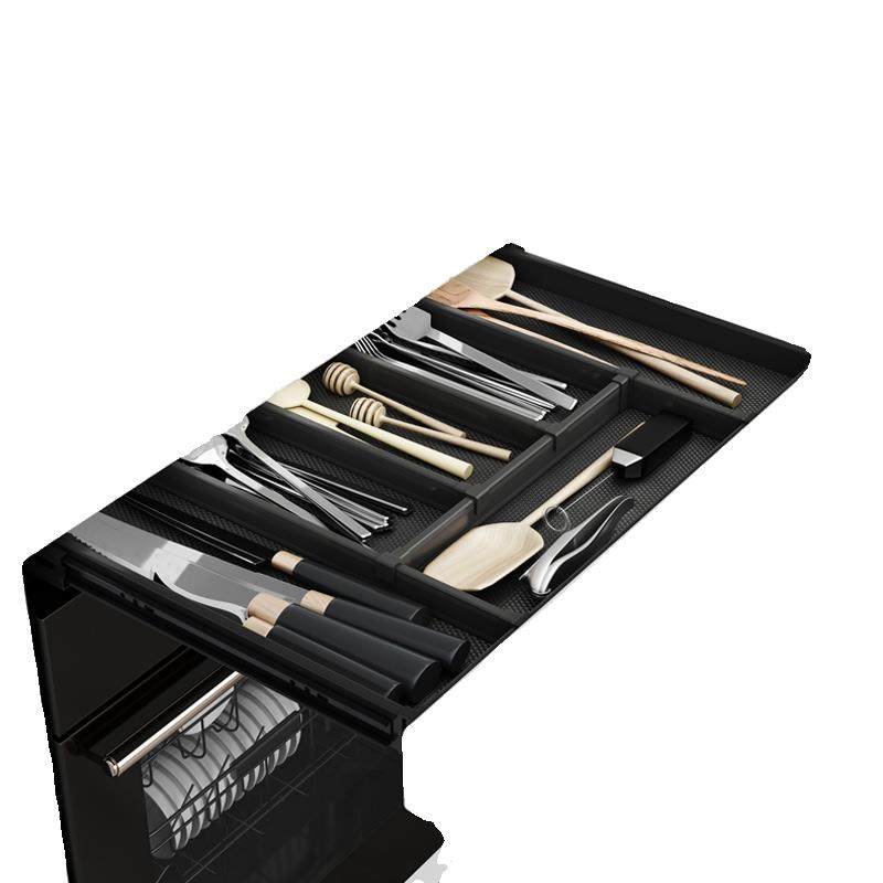 洗碗机上方薄抽屉拉篮工具抽分隔改造定制太空铝抽屉式厨房橱柜抽,淘宝优惠券,粉丝福利购,淘宝优惠卷