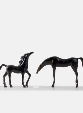 象简约现代关轻奢抽金属软动物雕塑MC-TY-35装饰品样板房间电视玄