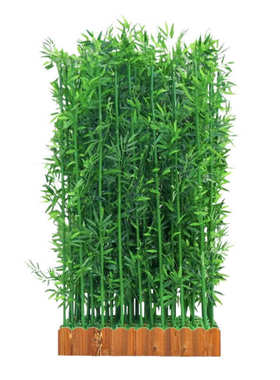 仿真竹子室内室外装饰绿植物盆栽造景隔断挡墙塑料假玄关加密