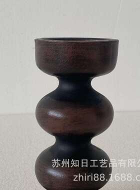 复古vintage中古美式树脂烛台法式氛围浪漫烛光晚餐装饰家居摆件