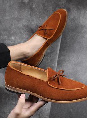 Men Summer Party Shoes Non-slip Loafers Moccasins 磨砂男皮鞋