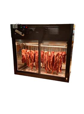 台面冷藏式牛羊肉四面玻璃款挂肉柜风冷商用排酸低温款展示柜