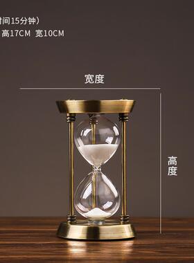高档意北欧创金沙漏属轻豪华欧式装饰办公书架书室房电视柜酒柜软
