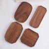 High-end tea cup tray suitable for placing tea cups. Walnut wooden tray. Small tea tray. Tea set. Tea cup storage tray.
